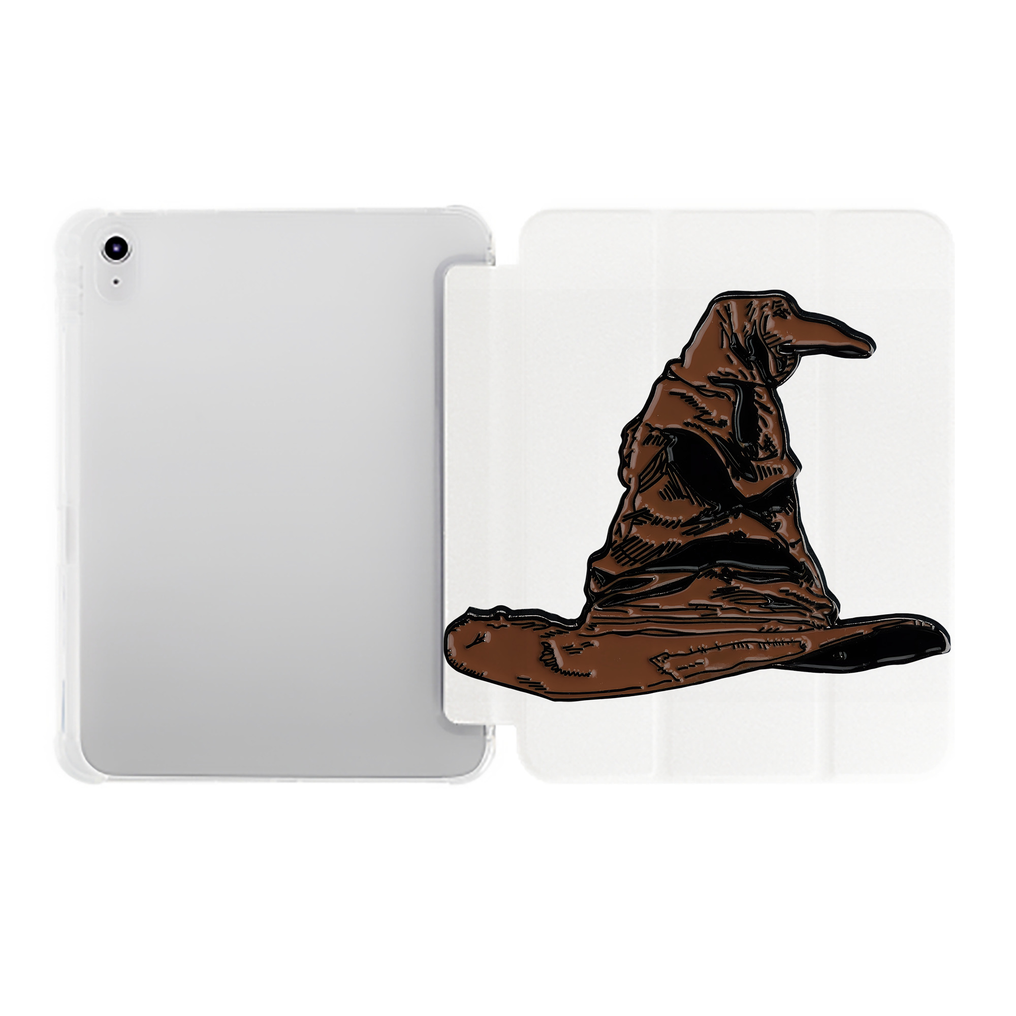 （画像用） Harry Potter ハリー・ポッターシリーズ IPad ケース ペン収納付き 三つ折りスタンド PUレザー×シリコン 対応機種9.5/10.5/10.9インチ